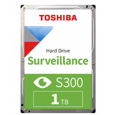 1TB TOSHIBA 5400Rpm S300 SATA 128MB 7/24 HDWV110UZSVA